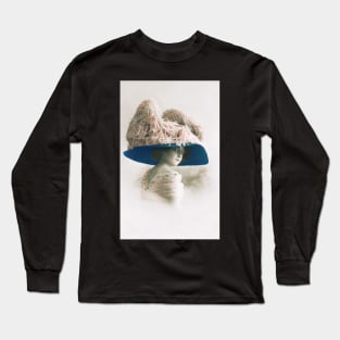 Edwardian lady in large picture hat Long Sleeve T-Shirt